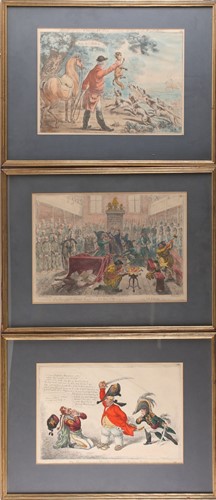 Lot 94 - After James Gillray (British, 1756-1815) a...