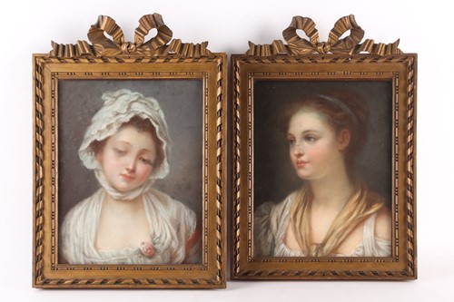 Lot 2 - After J B Greuze, 'L'accordee de village' &...