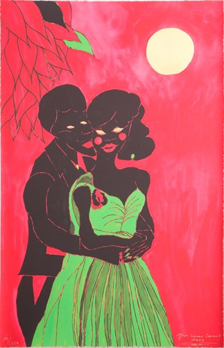 Lot 70 - Chris Ofili (b.1968) Afro Luna Lovers, 2003,...