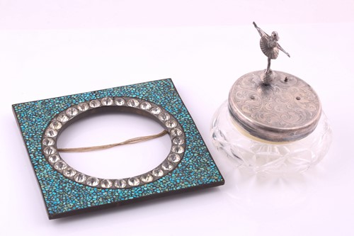 Lot 331 - A mid-century German white metal musical...