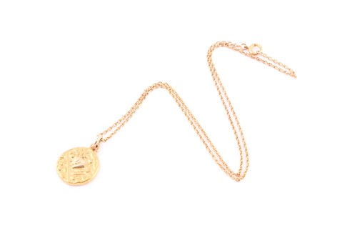 Lot 52 - An early 20th century gold fine belcher...
