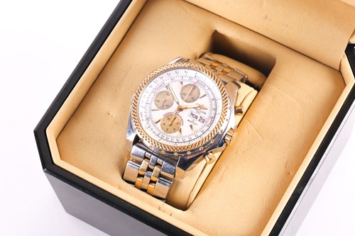 Lot 388 - A Breitling Bentley Motors certified...