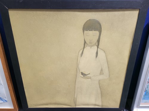 Lot 66 - Viet Dung Hong (b.1962) Vietnamese, Woman with...