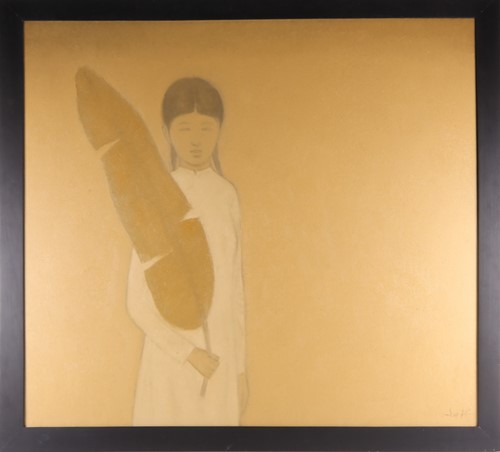 Lot 57 - Viet Dung Hong (b.1962) Vietnamese, Girl with...