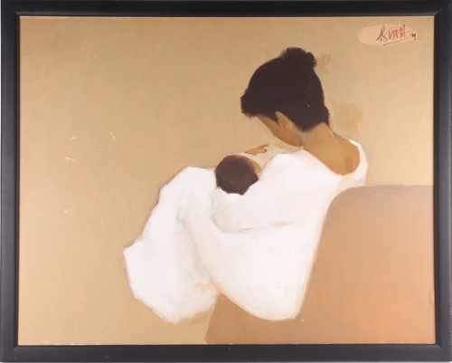 Lot 44 - Than Binh Nguyen (b.1954) Vietnamese, Mother &...