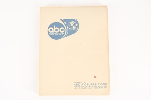 Lot 365 - 'CABARET' (1972) an original film script for...