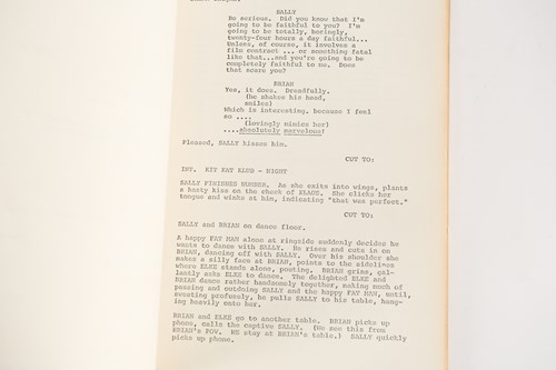 Lot 365 - 'CABARET' (1972) an original film script for...