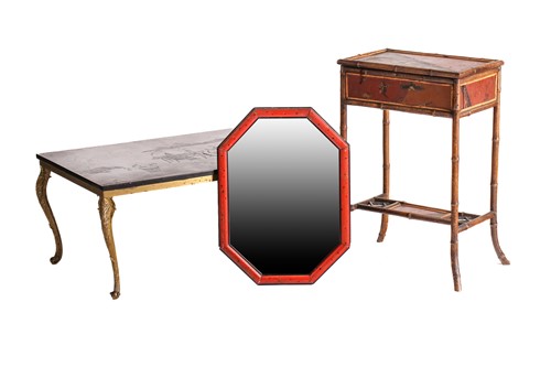 Lot 276 - A mid-century vintage rectangular oriental...