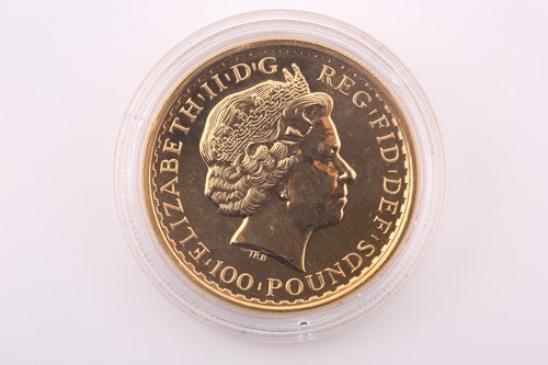 Lot 419 - Queen Elizabeth II; a 2012 gold 1oz Britannia,...