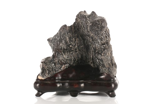 Lot 187 - For the Scholars desk, a small viewing stone,...