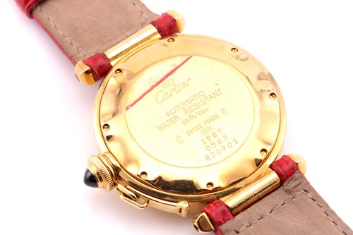 Lot 424 - A Pasha De Cartier automatic wristwatch, with...