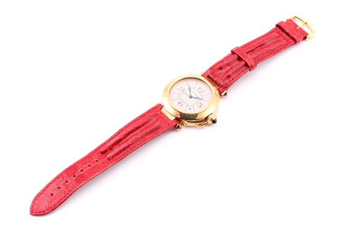 Lot 424 - A Pasha De Cartier automatic wristwatch, with...