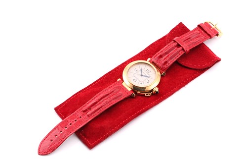 Lot 424 - A Pasha De Cartier automatic wristwatch, with...