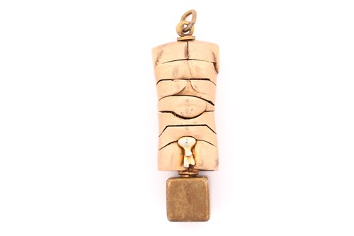 Lot 164 - A yellow metal Miguel Ortiz Berrocal micro...