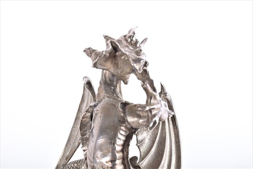Lot 225 - A fine 19thÂ centuryÂ white metal figure group...
