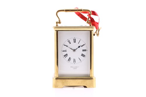 Lot 293 - A late 19th century French gilt brass corniche...