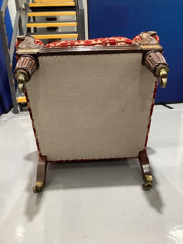 Lot 301 - A pair of George IV rosewood and brass inlaid...