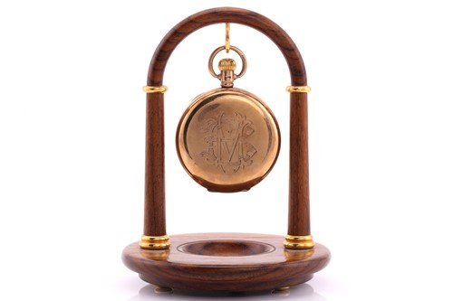 Lot 508 - A Dennison Watch Case Company 9ct yellow gold...