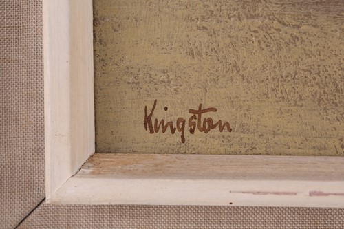 Lot 39 - Richard Kingston (1922-2003), 'Outskirts', oil...