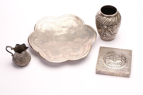 Lot 598 - A collection of four Middle Eastern white...