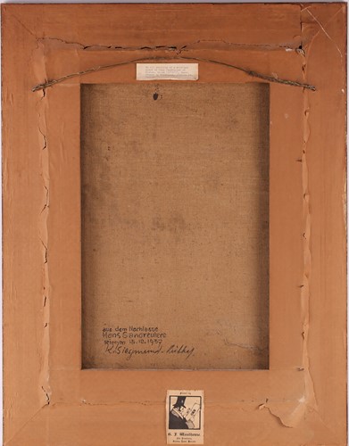 Lot 11 - Hans Sandreuter (1850-1901) Swiss, a woodland...