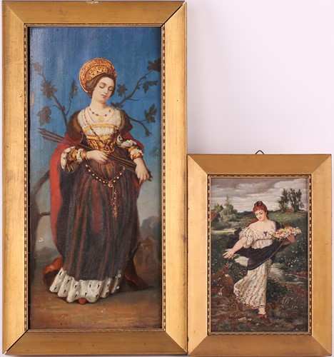 Lot 33 - 19th century Continental School, a full-length...