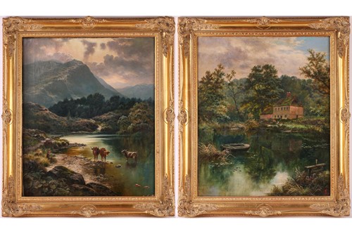 Lot 69 - 19th century British School, cattle in a...