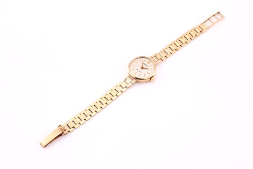 Lot 530 - A lady's hand-wound Rolex precision with 20mm...