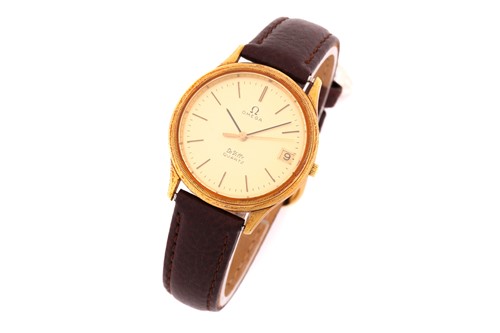 Lot 535 - An Omega Deville Swiss quartz wristwatch, with...