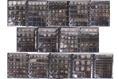 Lot 472 - A lot consisting of a collection book of coins...