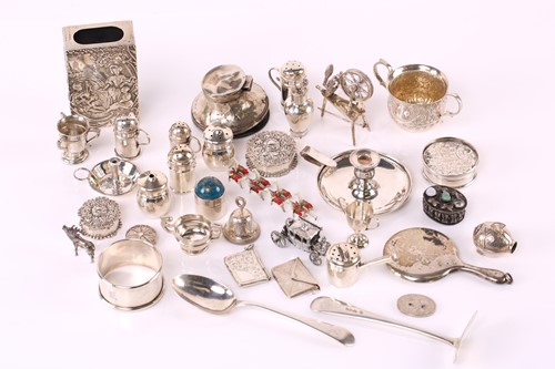 Lot 530 - A small collection of miniature silver "Toy"...