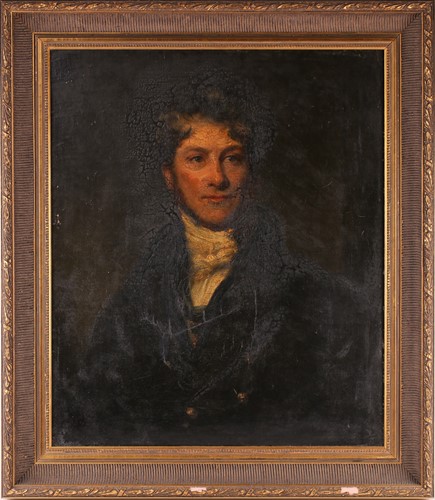 Lot 34 - 19th-century school, portrait of a young...
