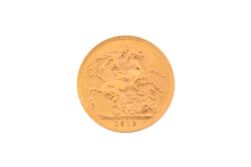 Lot 479 - A George V 1912 gold sovereign