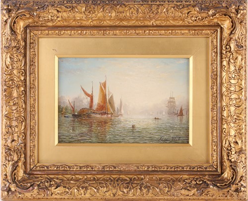 Lot 48 - Adolphus Knell (act.1860-1890), 'Shipping in...