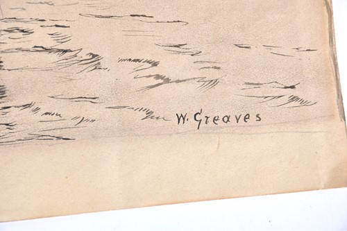 Lot 62 - Walter Greaves (1846-1930), 'Lindsey Wharf,...