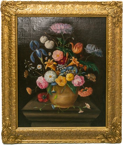 Lot 14 - 20th century Continental school, a still life...