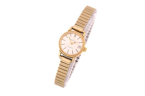 Lot 509 - Omega. A lady's mixed metal automatic...