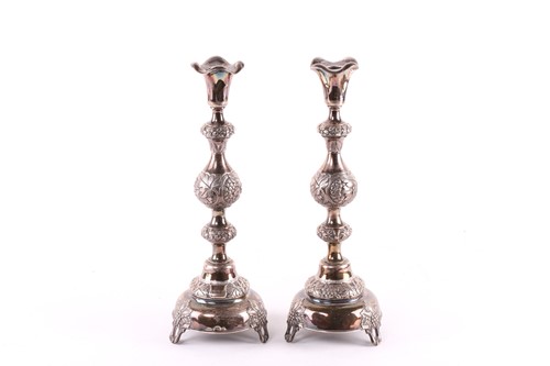 Lot 526 - A pair of Israel Iszekman Russian-Polish white...
