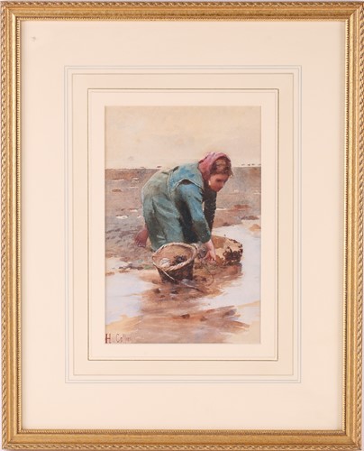 Lot 95 - Hector Caffieri (1847-1932) Britsh, a female...