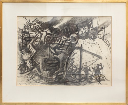 Lot 59 - Edouard Pignon (1905-1993) French, 'Battage',...