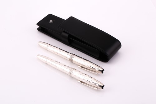 Lot 462 - A double Pen set of Montblanc Meisterstück...