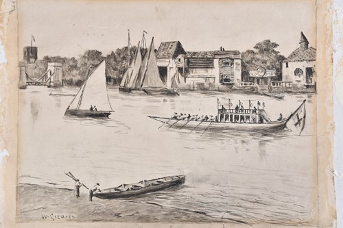 Lot 12 - Walter Greaves (1846-1930), a view of the...