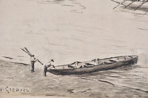 Lot 12 - Walter Greaves (1846-1930), a view of the...