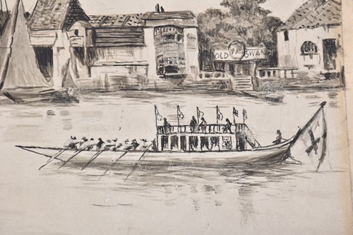 Lot 12 - Walter Greaves (1846-1930), a view of the...
