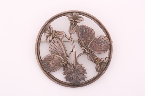 Lot 5 - Georg Jensen - Butterflies brooch, designed by...