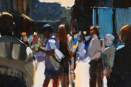 Lot 37 - David Farrant (b.1938), 'Plaza Mayor', 2001,...
