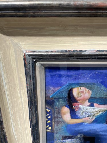 Lot 33 - Mike Rooney RA (b.1944), 'Poultry Girl',...