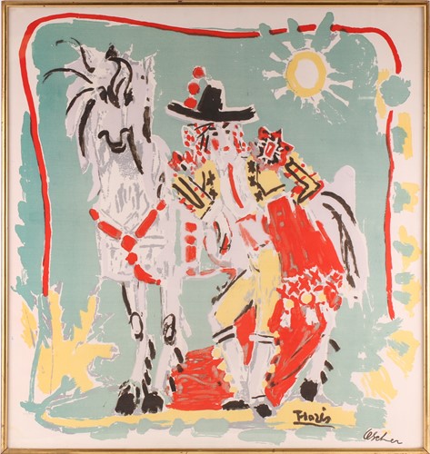 Lot 203 - A group of three Ascher silk scarves, to...