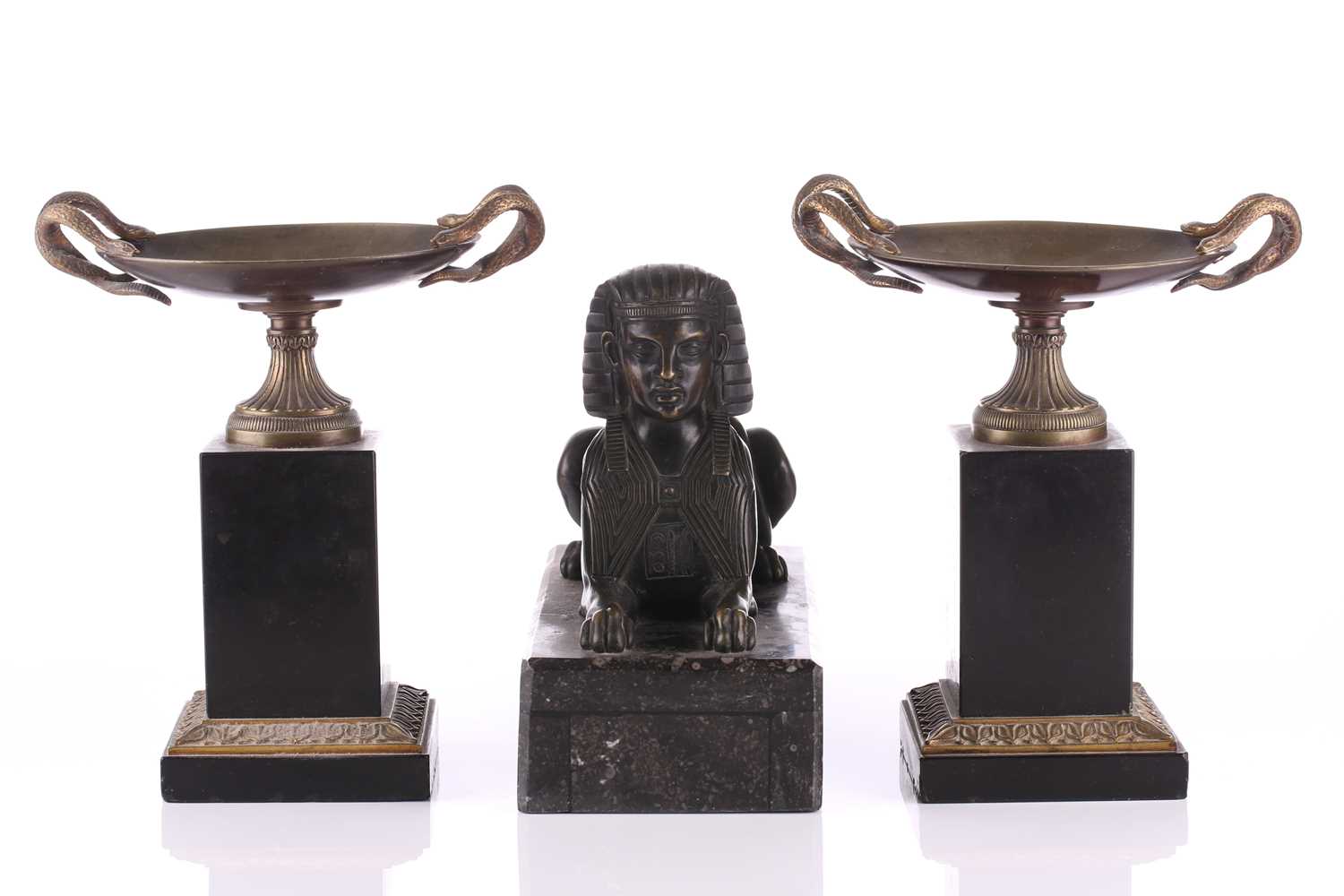 Lot 178 - A pair of late Grand Tour gilt and patinated...