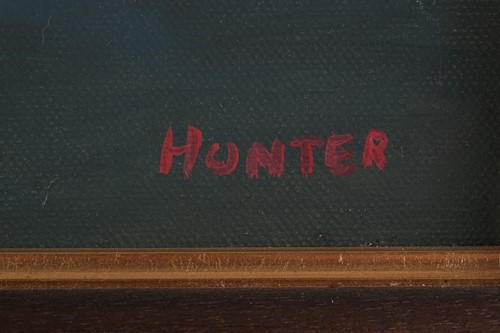 Lot 30 - Hunter (contemporary British school), portrait...
